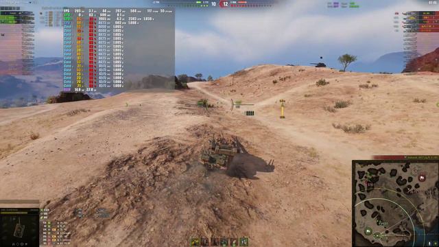 World Of Tanks / 2K / Ultra тест Ryzen 7 7800X3D + GeForce RTX 3080 12GB