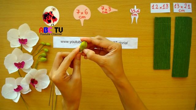 ABC TV | How To Make Phalaenopsis Orchid From Crepe Paper - Craft Tutorial смотреть онлайн