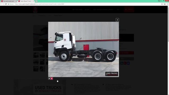 Used Trucks by Renault Trucks website смотреть онлайн