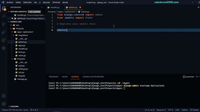 Instalación de Django en Entorno Virtual de Python (virtualenv): Cómo instalar el framework Django смотреть онлайн