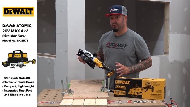 [REVIEW] DeWALT DCS571 Atomic 20V MAX 4½" Circular Saw смотреть онлайн