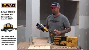 [REVIEW] DeWALT DCS571 Atomic 20V MAX 4½" Circular Saw