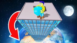 ДОШЛИ ДО КОСМОСА! САМЫЙ ОГРОМНЫЙ НЕБОСКРЕБ В МИРЕ! СИМУЛЯТОР БАШНИ В ROBLOX
