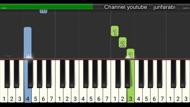 marshmello - happier - tutorial piano level 1 - piano easy marshmello , happier смотреть онлайн