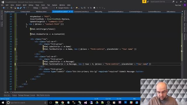 How to add comments to an Umbraco website. Episode 2 of 2. The Views and Controller смотреть онлайн