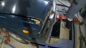 Ваз 07.ремонт морды.Auto Body repair.Как вытянуть...