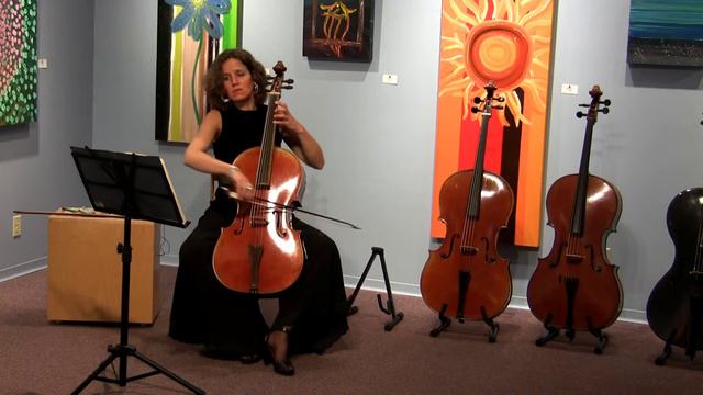 Bach Cello Suite No 6 in D major BWV 1012 (4-6) Sarabande - Josephine van Lier смотреть онлайн