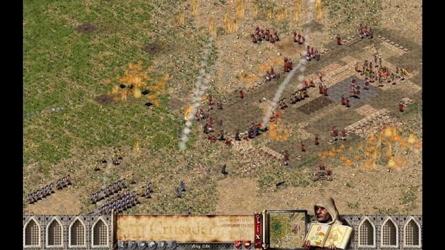 2Caliphs Vs 3Snakes//Stronghold Crusader AI Battle смотреть онлайн