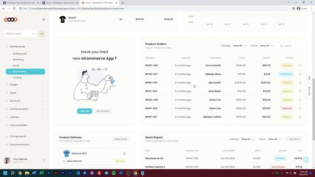 Introducing Good - Bootstrap 5 Admin Dashboard Template смотреть онлайн
