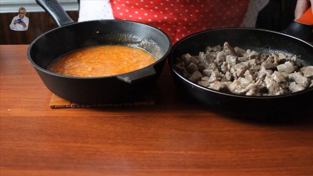 МЯСО В СОУСЕ С КАРТОФЕЛЬНЫМ ПЮРЕ-прекрасное второе блюдо смотреть онлайн