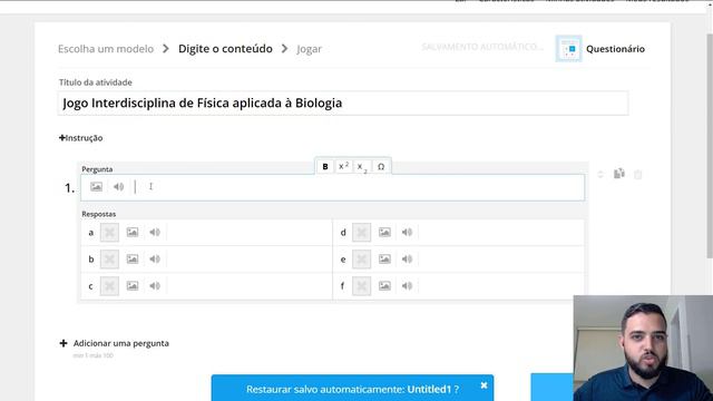 TUTORIAL: CRIE JOGOS DIGITAIS PEDAGÓGICOS EM 10 MINUTOS COM O WORDWALL смотреть онлайн