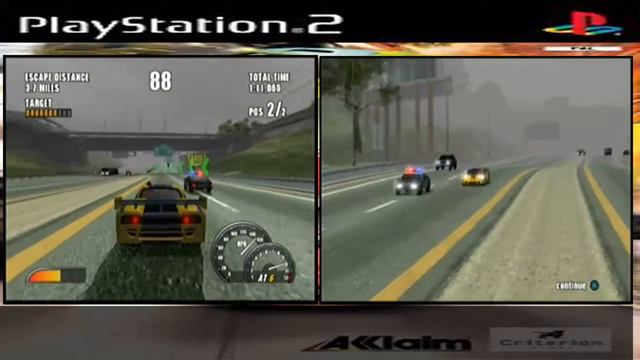 88 Interchange [R], pursuit (Burnout 2: Point of Impact) смотреть онлайн