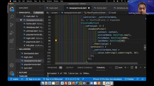 Flutter week 10 - Web Service and Database part 3 - Form Submission смотреть онлайн