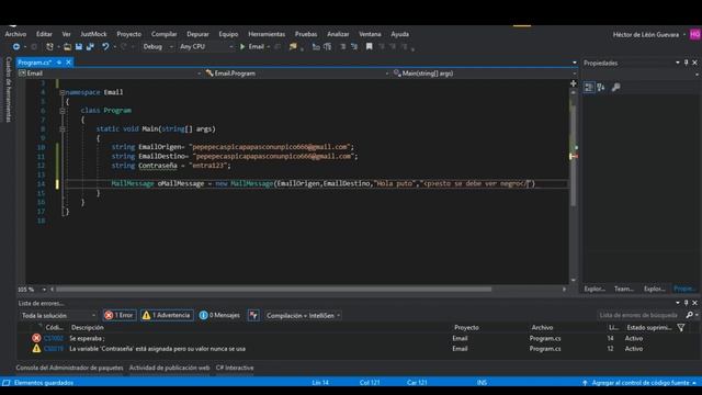 ¿Cómo enviar un correo electrónico en C# .Net Core? | Gmail смотреть онлайн