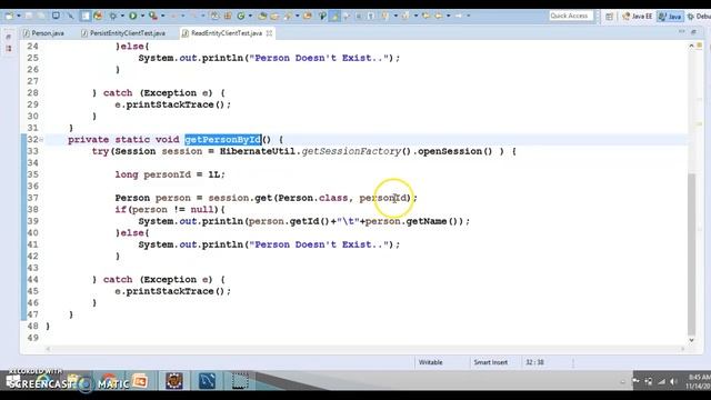 Obtain an Entity byId method in hibernate with example смотреть онлайн