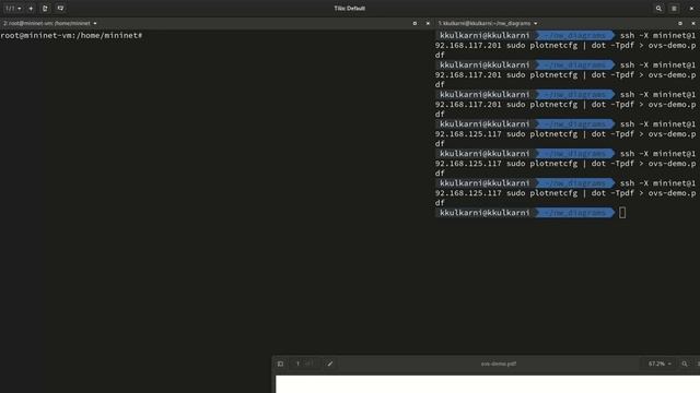 Demo of Open vSwitch and OpenFlow using Network Namespaces смотреть онлайн