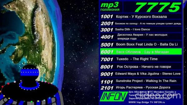 Реклама INFON 7775 пароль 1001 Егоровск 2027