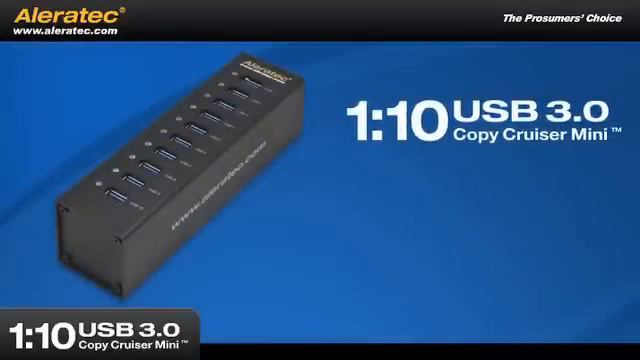 Aleratec 1:10 USB 3.0 Copy Cruiser Mini Flash Drive Duplicator 330113 смотреть онлайн
