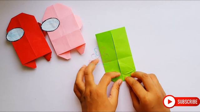 How To Make Easy Paper Among Us For Kids / Nursery Craft Ideas / Paper Craft Easy / KIDS crafts смотреть онлайн