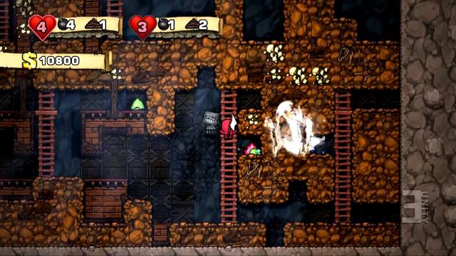 Let's Play: Spelunky [Cross-Play Co-Op] - Part 10 смотреть онлайн