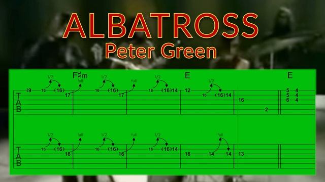 Albatross - Fleetwood Mac - Guitar TAB PlayAlong смотреть онлайн