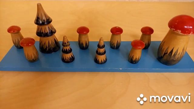 ИГРУШКИ СССР. Ёлочки. Грибы. Любимые деревянные игрушки 80 -х годов. смотреть онлайн