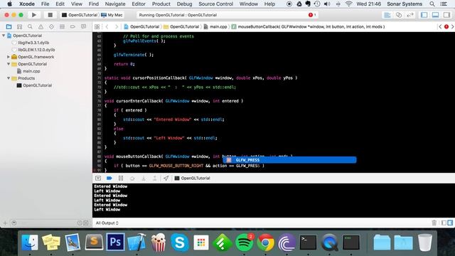 OpenGL Tutorial 18 - GLFW Mouse Input смотреть онлайн