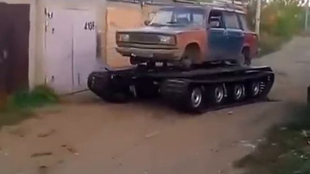 Гусеничный вездеход своими руками. Автомобиль на гусеницах ТСН 74 смотреть онлайн