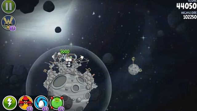 Angry Birds Space Beak Impact 2 Level M8-27 (Mirror World) смотреть онлайн