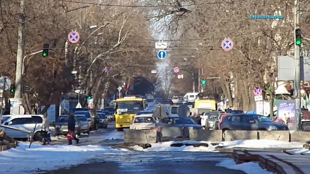 Odessa Tram - Route No. 3 in January (2017) смотреть онлайн