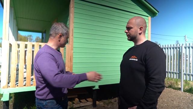 Одноэтажный каркасный дом за 1 день. Как построить каркасный дом? смотреть онлайн