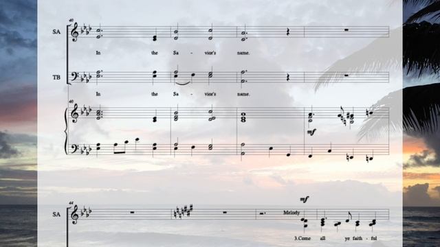 In the Savior's Name - SATB choir смотреть онлайн