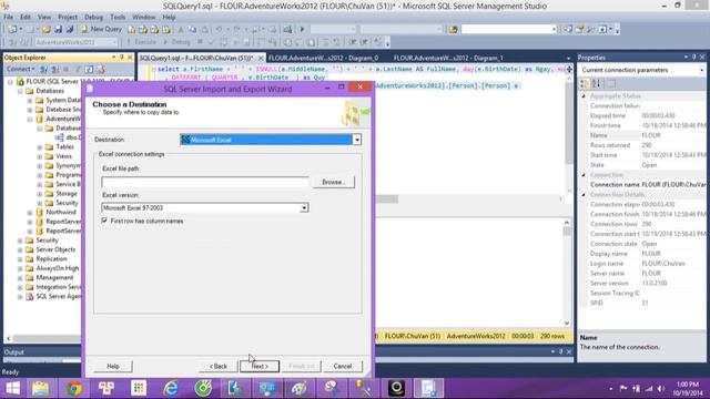 Bài 3: Export dữ liệu câu d ra excel 2010 смотреть онлайн