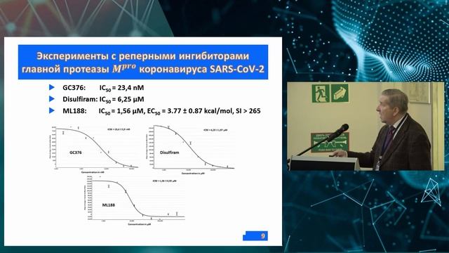 Сулимов В.Б. "Новые ингибиторы, подавляющие репликацию SARS-CoV-2 в культуре клеток" смотреть онлайн