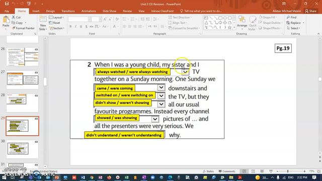 GEC 4002 Past Simple and Continuous смотреть онлайн