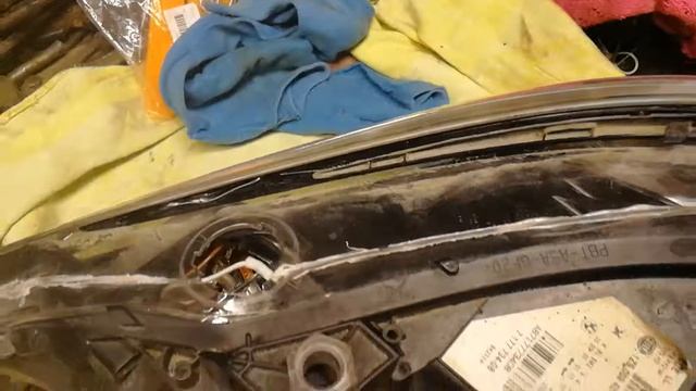 Замена стекол в фарах на BMW E60