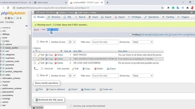 10-?sending Insert Box Information To Database Php ? Multivendor eCommerce Website смотреть онлайн