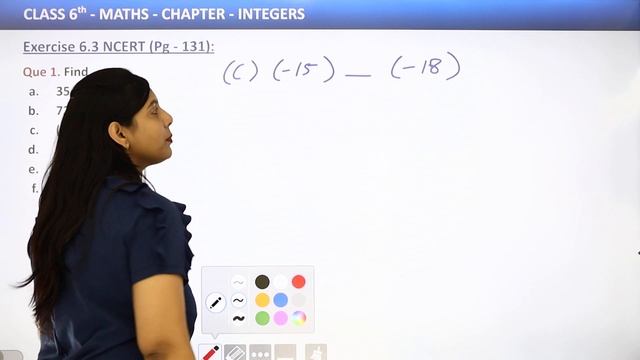 NCERT Exercise 6.3 : Question Number 1 - Integers | Class 6 Maths смотреть онлайн
