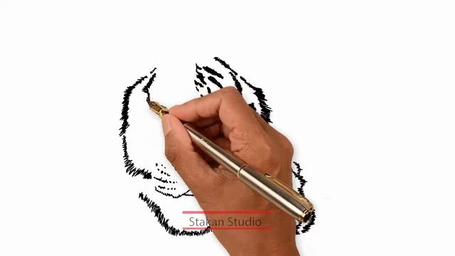 Как нарисовать тигра? Видеопортрет. смотреть онлайн