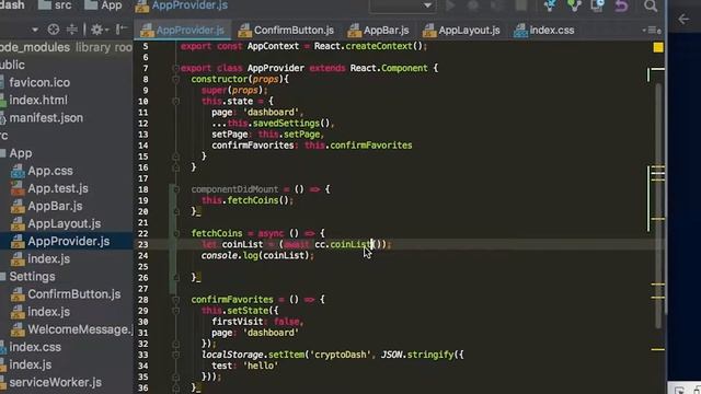 React and CryptoCompare API смотреть онлайн