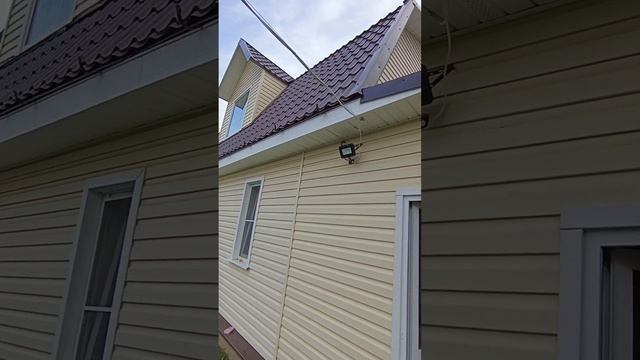 заливаем откосы