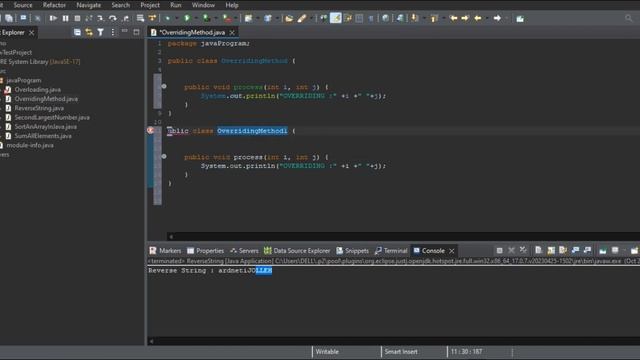 Method Overriding in Java | Overriding in Java | Java Method Overriding | Java - Overriding @java смотреть онлайн