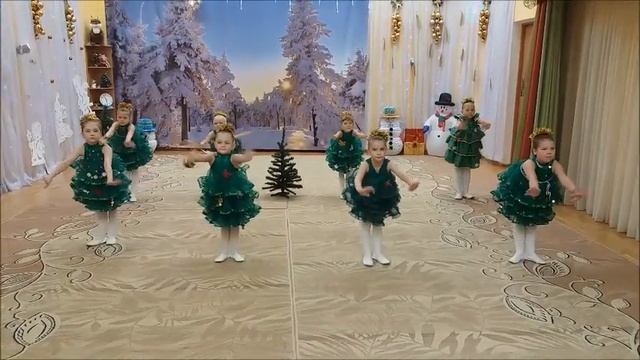 Эстрадный детский танец «Ёлочки» ГБОУ школа №1420 корпус 4 смотреть онлайн