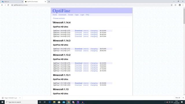 HOW TO GET OPTIFINE AND FORGE 1.14.4 TO WORK TOGETHER | Walkthrough/Tutorial смотреть онлайн