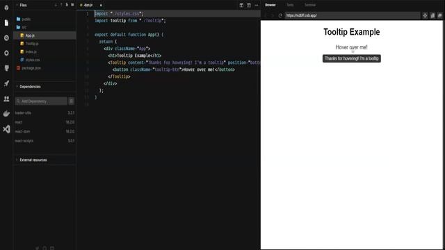 React test: Tooltip смотреть онлайн