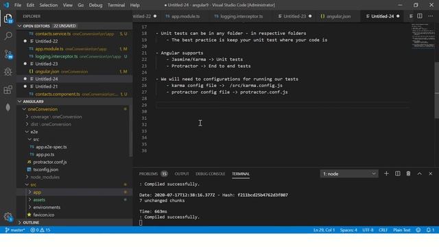 Angular 9 Tutorial For Beginners #68- Testing Fundamental Concepts смотреть онлайн