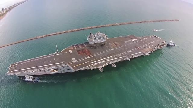 USS Saratoga Ends Final Voyage at the Port of Brownsville смотреть онлайн