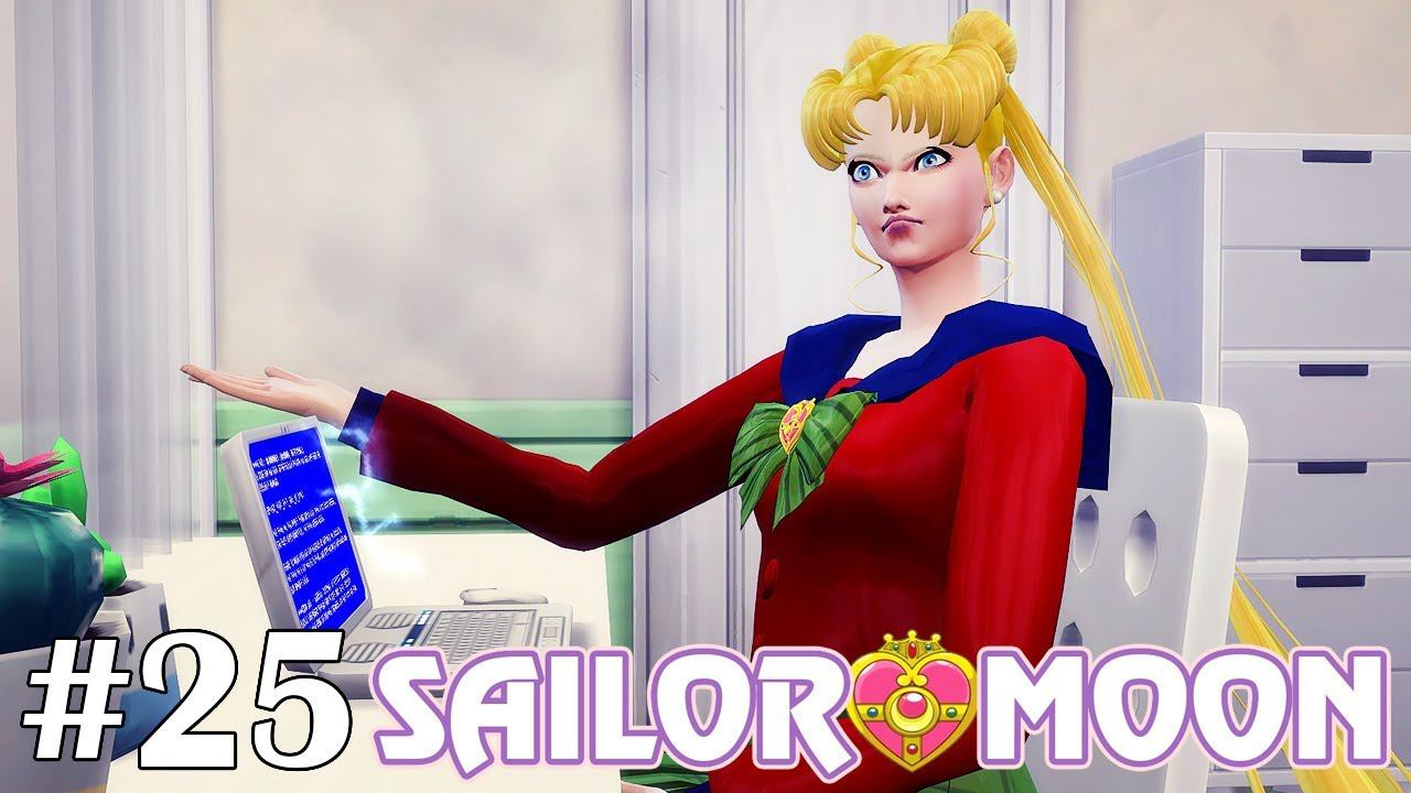 Дистанционное обучение - The Sims 4 - Sailor Moon #25 смотреть онлайн
