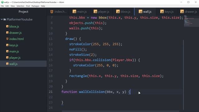 Let's make a Platformer in JavaScript 3 - Physics смотреть онлайн