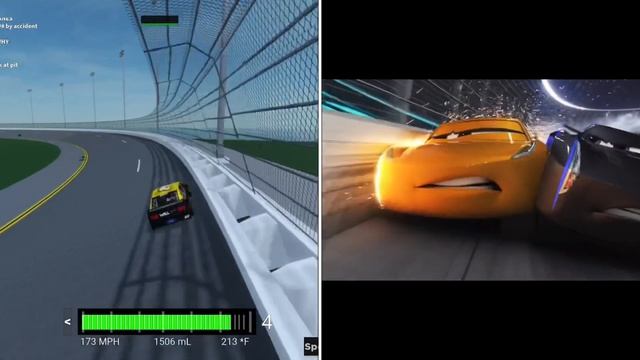 Re-creating Cruz Ramirez flip from cars 3 in roblox nascar смотреть онлайн